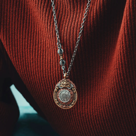 Nine Palace Bagua Pendant Details 01