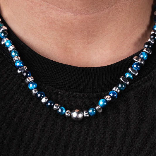 Ocean Fade Ti Steel Chain Necklace Details 02