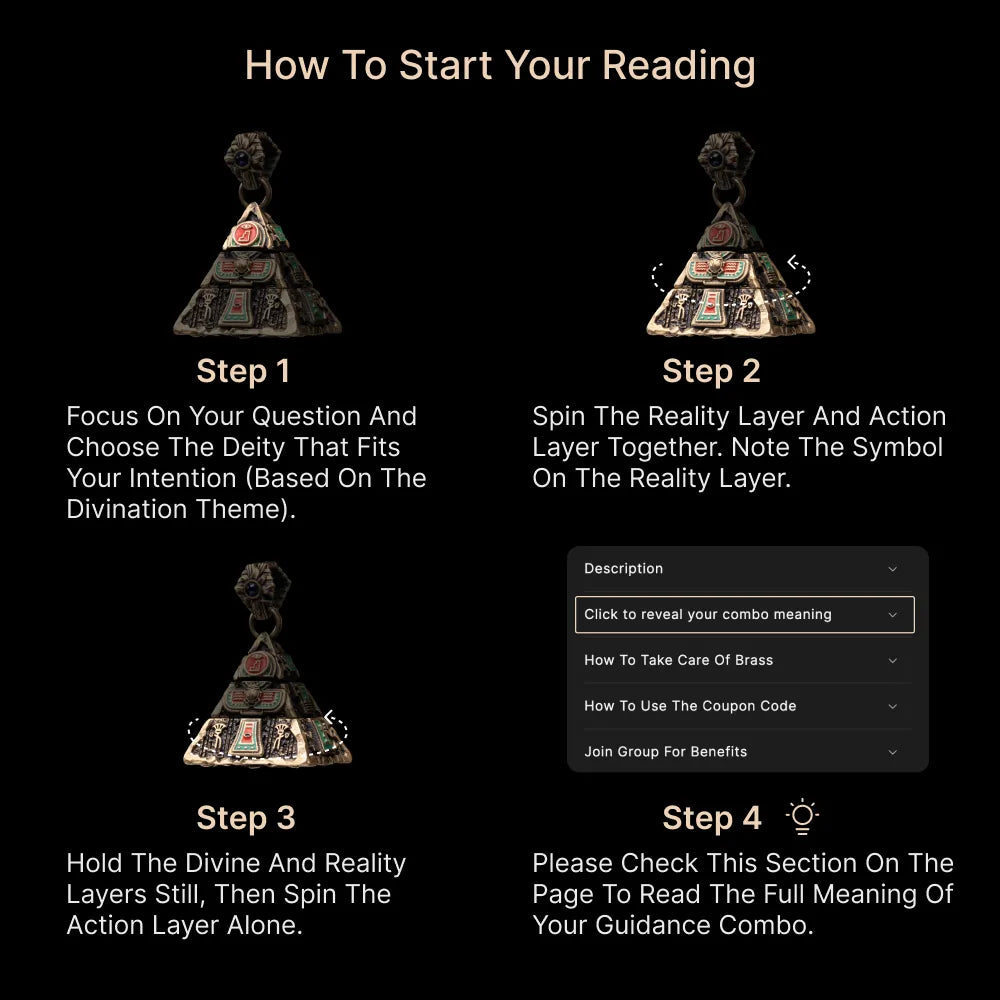 Oracle Pryamid Pendant How To Start Your Reading