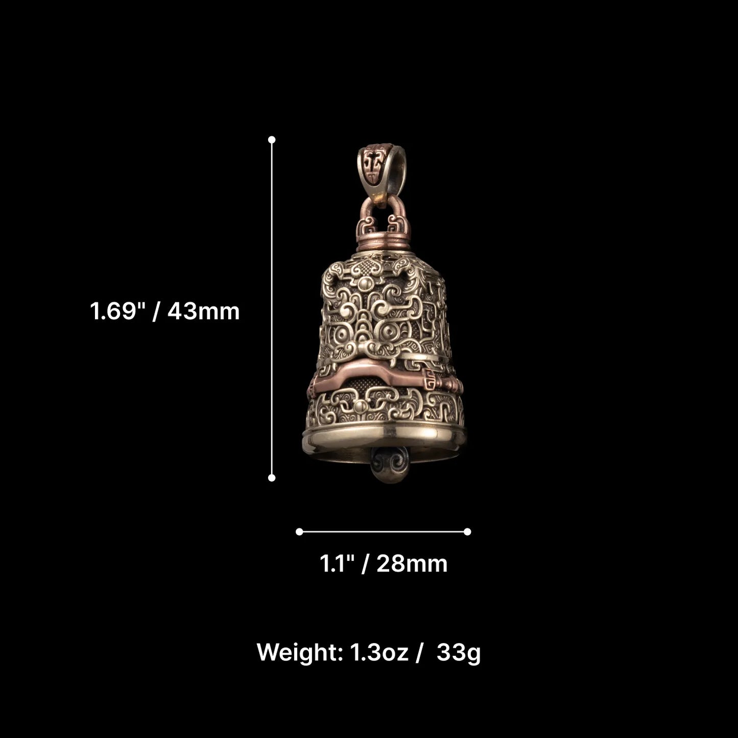 Oriental Patterned Bell Small Parameter