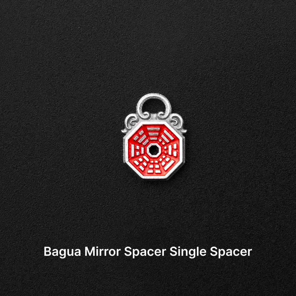 Ox.Silver With Brass With Cinnabar Masterblade Talisman Charm SKU 02