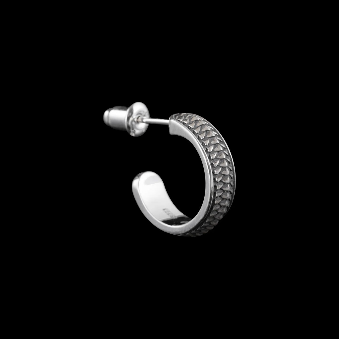 Snake Scale Stud Earrings