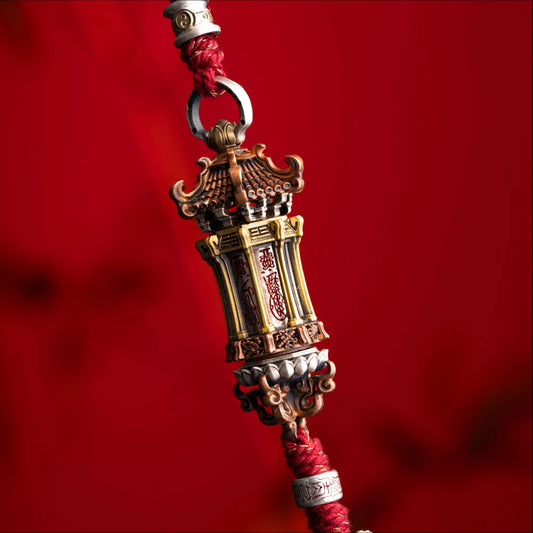 Rotating Temple of Fortune Pendant Details 01