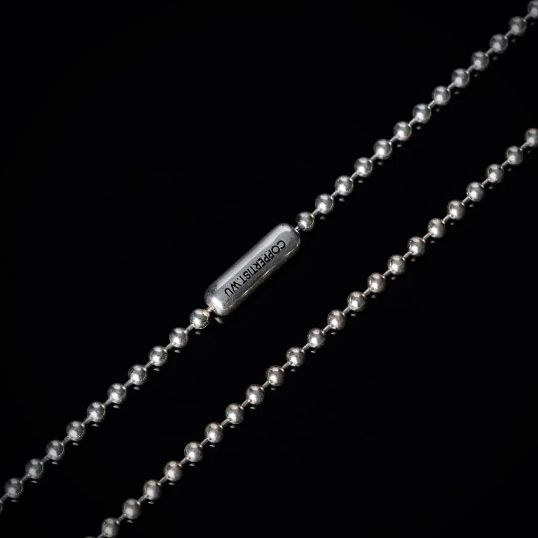 Silver Ball Chain Necklace