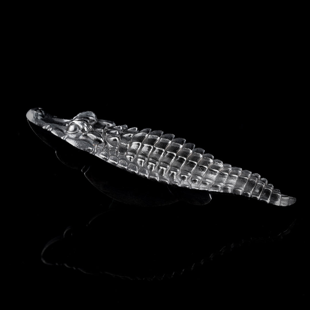 Silver Crocodile Bookmark 1pc