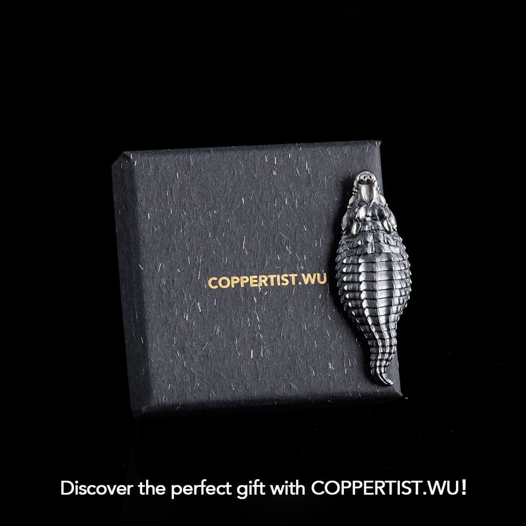 Silver Crocodile Refrigerator Magnets Package