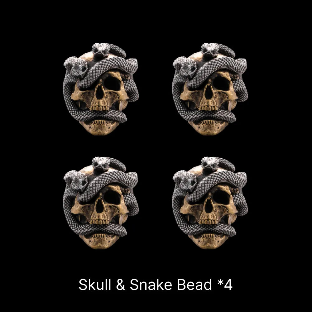 Skull & Snake Bead