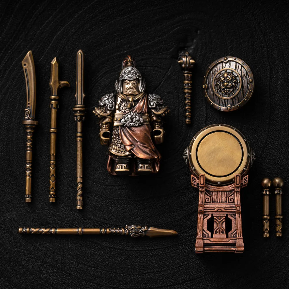 Song General Figurine with Weapons Details