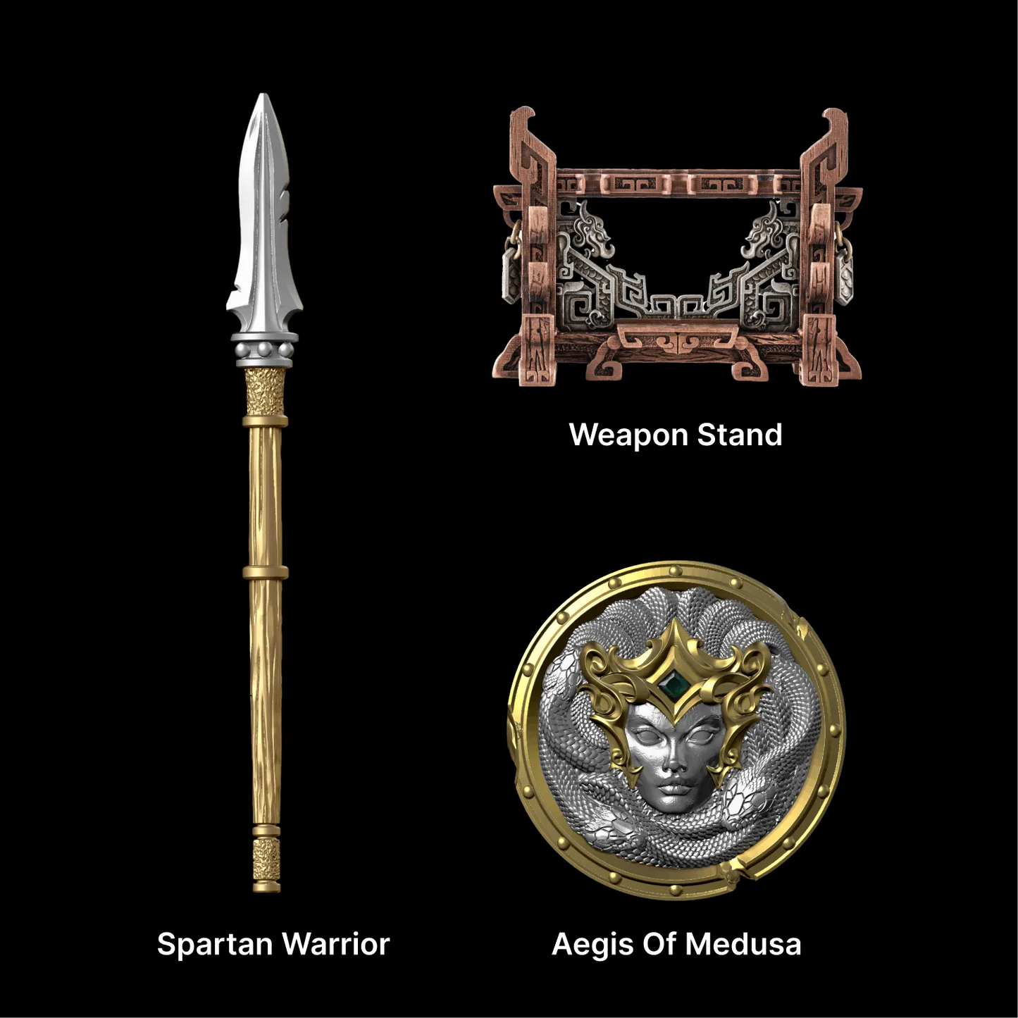 Spartan Dory 18K Gold With 18K White Gold Details 03 4