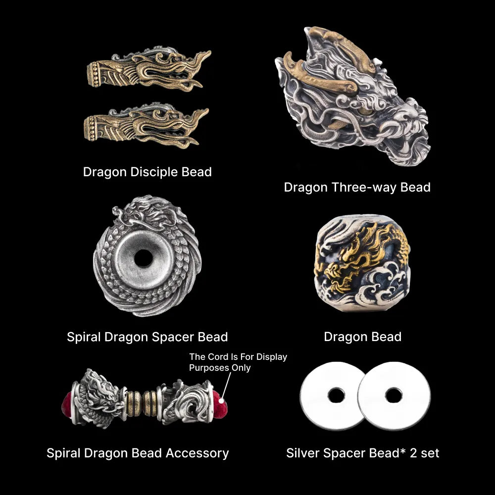 Spiral Dragon Spacer Bead Option Details08