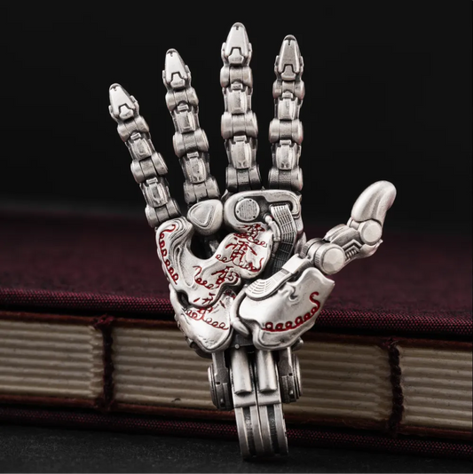 Taoist Mechanical Hand Pendant v80 details 02