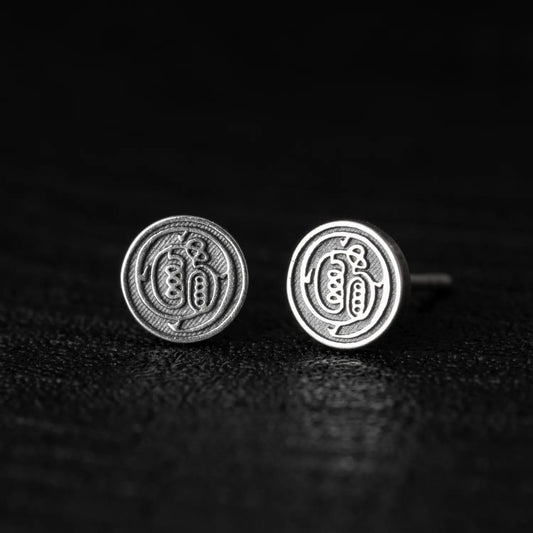 Taoist Stud Earrings 02