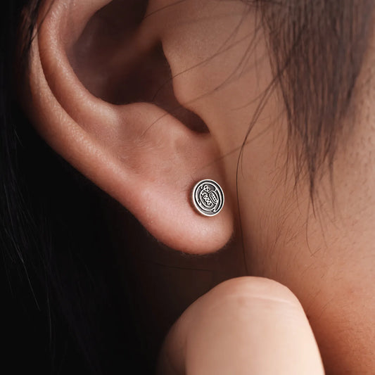 Taoist Stud Earrings 06