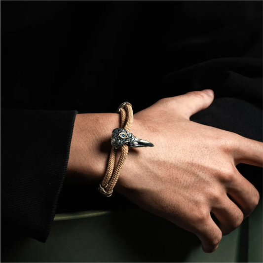 Three-Eyed Raven Rope Bracelet
