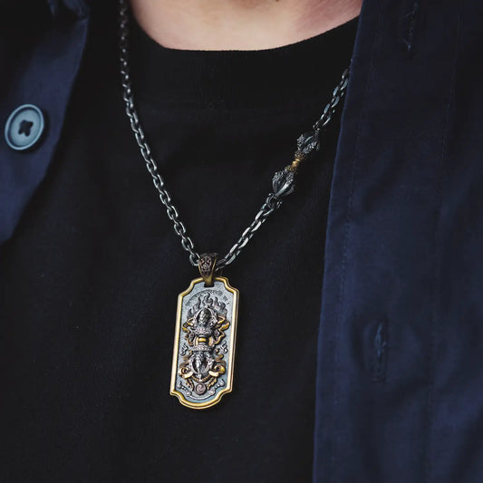 Vajra Pestle Tag Pendant