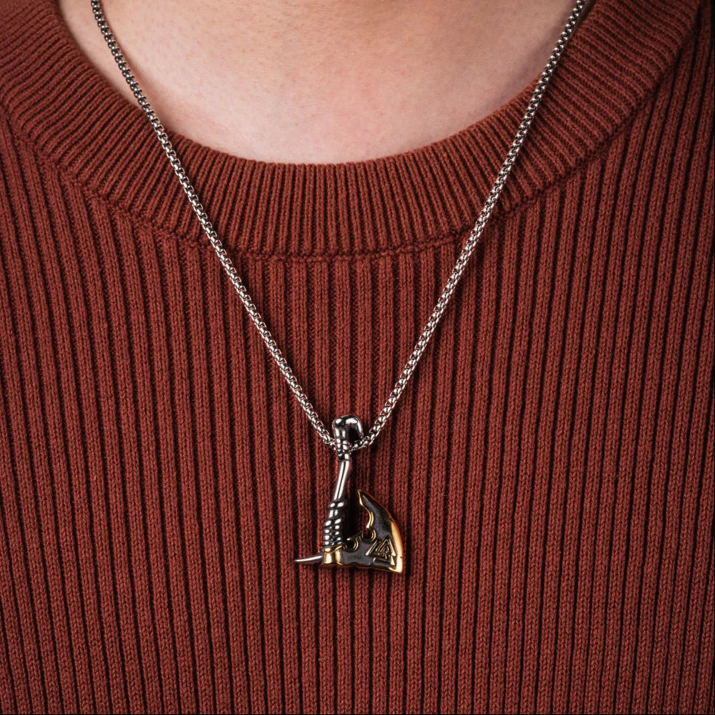 Viking Axe Pendant Details 07