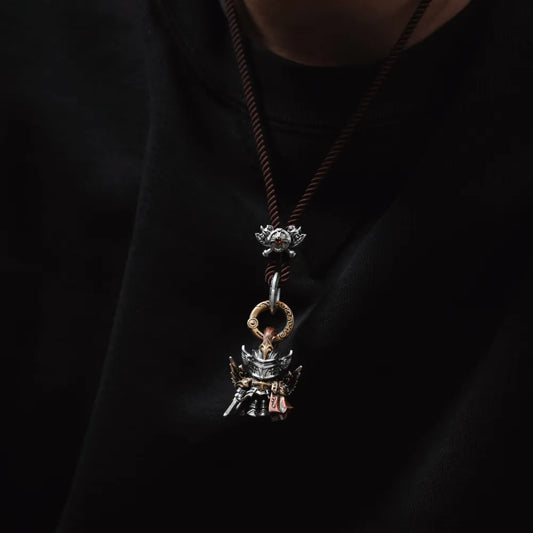 Viking Shield Sigil Rope Necklace