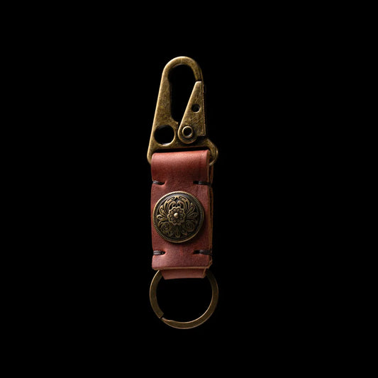 Vintage Petal Emblem Keychain