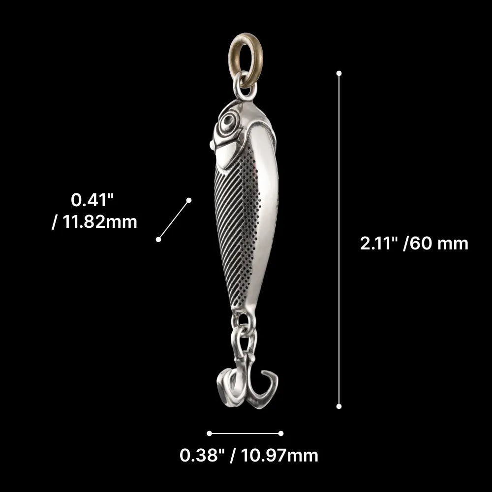 White Bronze Lure Capsure Pendant Parameter