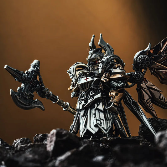 White Bronze With Bronze Mech Justicar Details 01