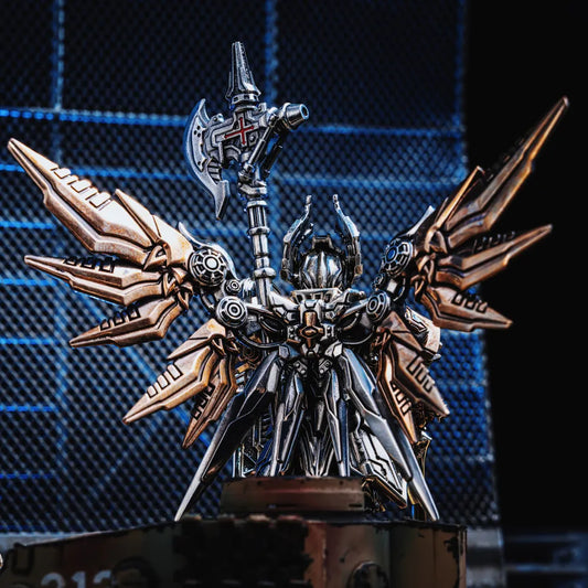 White Bronze With Bronze Mech Justicar Details 05