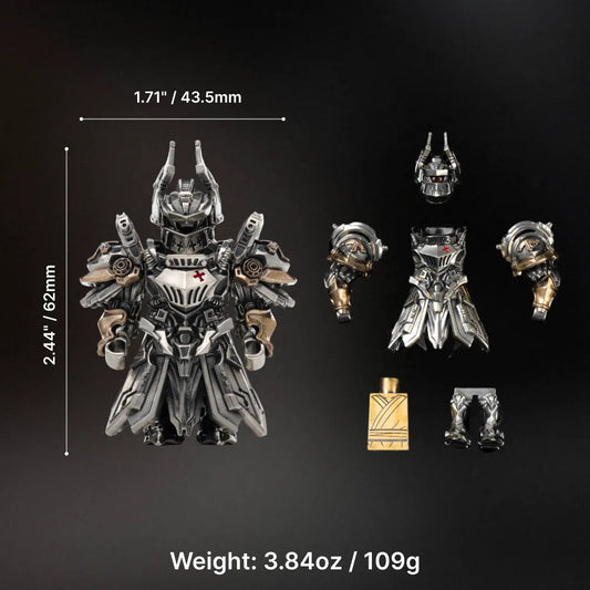 White Bronze With Bronze Mech Justicar Details 09