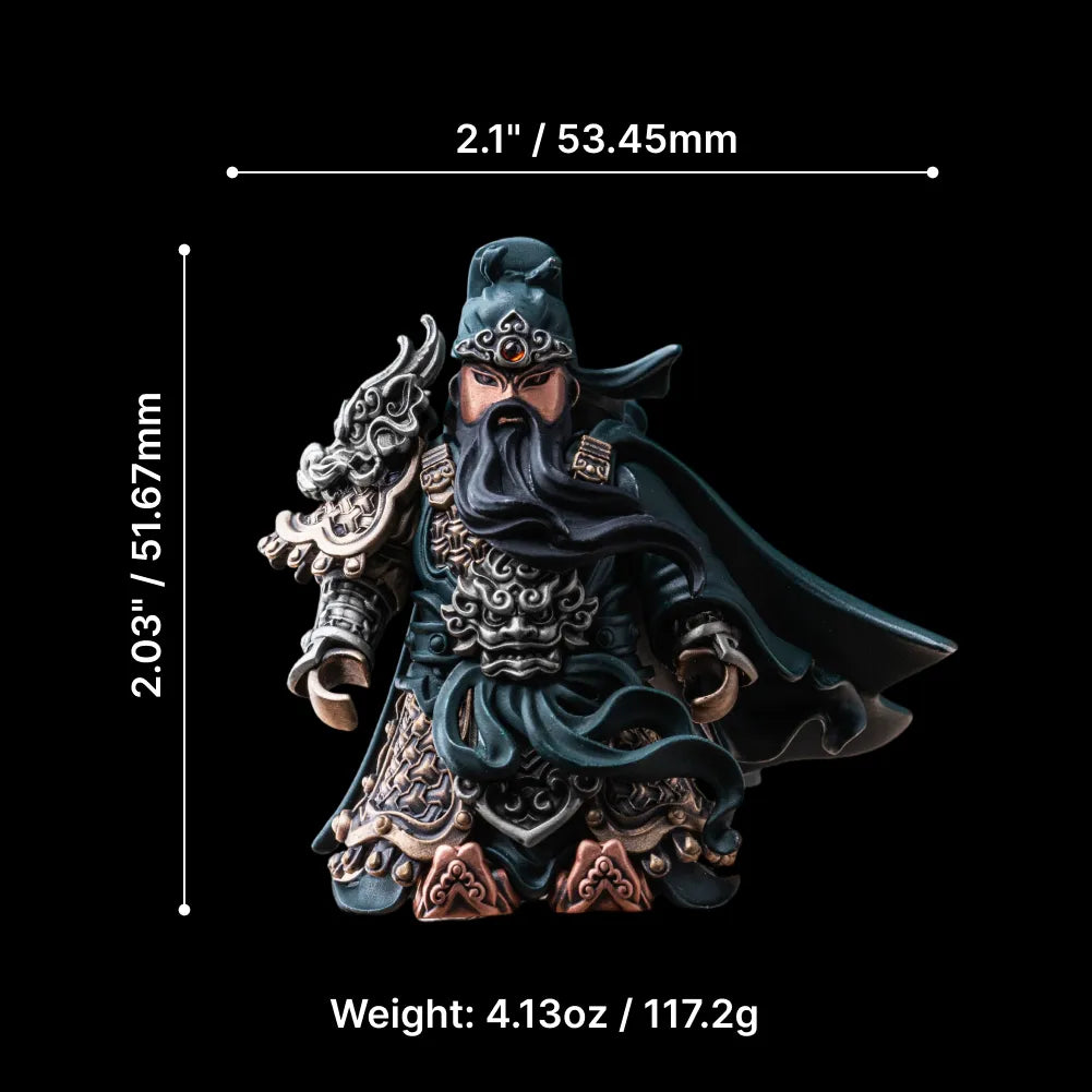 White Bronze With Copper With White Bronze Guan Yu Watchful Gaze Version Parameter 01