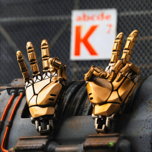 Mechanical Hand Pendant Detail 06