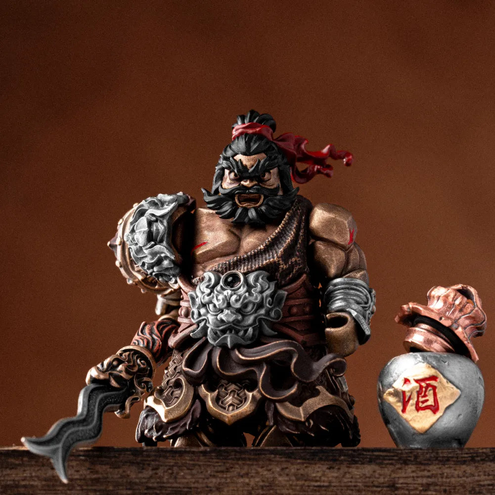 Zhang Fei Figure – Metal Three Kingdoms Collectible – COPPERTIST.WU