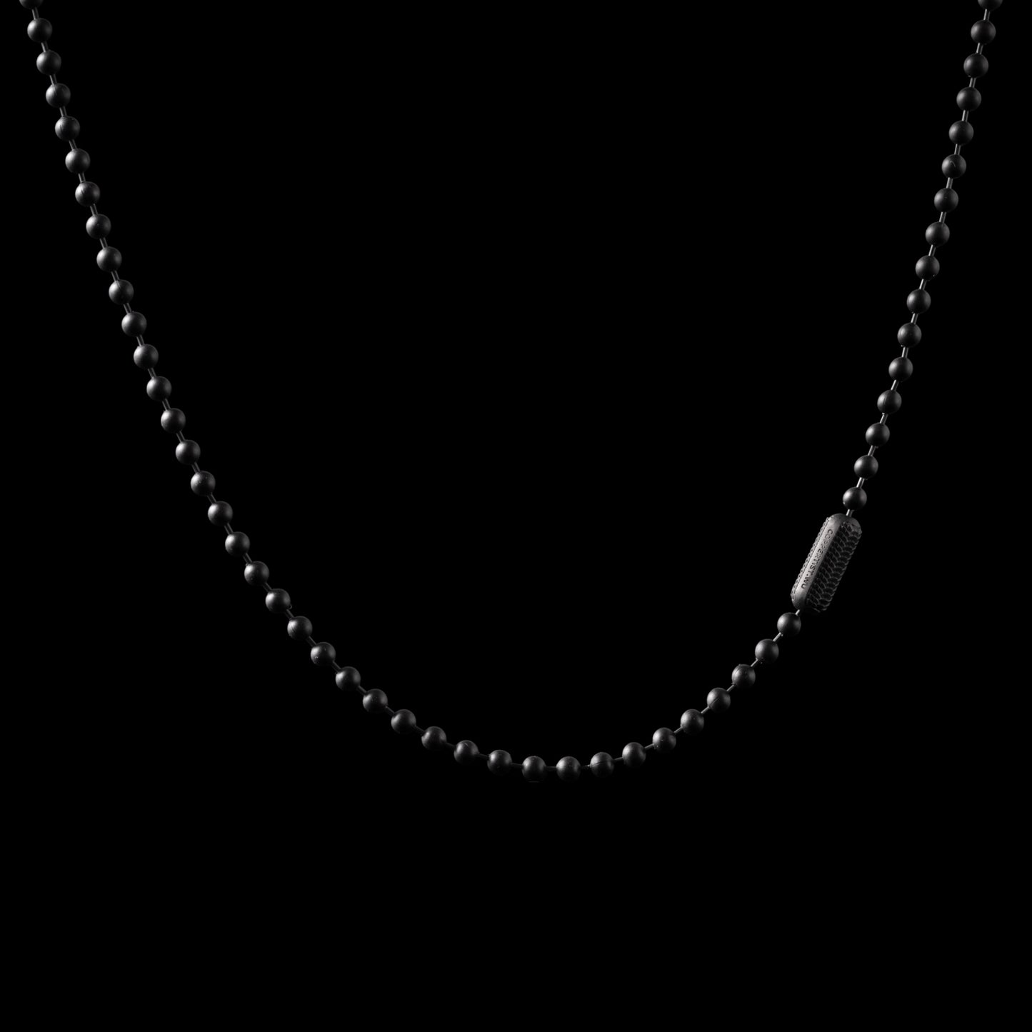 Black Snake Scale Clasp Necklace