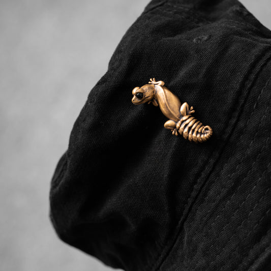 Knob Tail Gecko Brooch