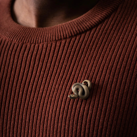 Hognose Snake Brooch