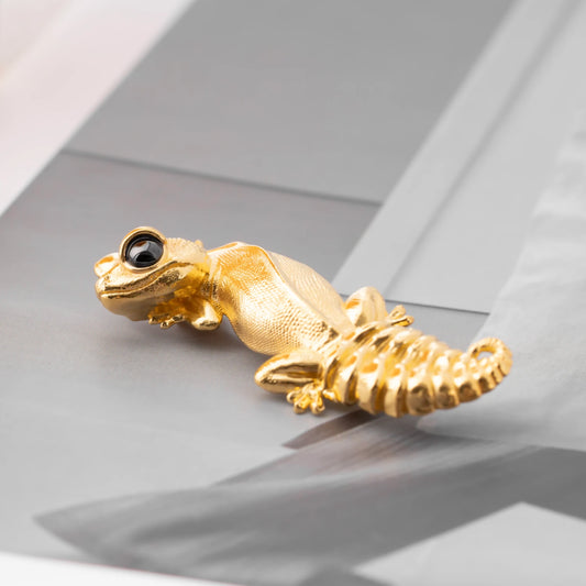 Knob Tail Gecko Brooch