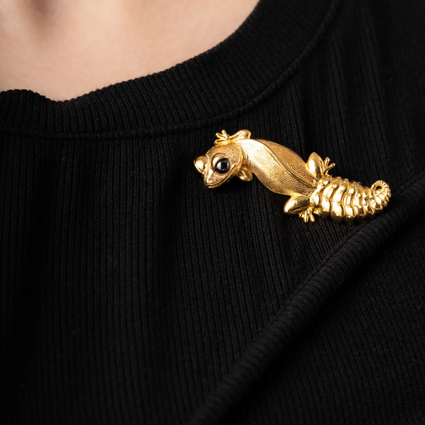 Knob Tail Gecko Brooch
