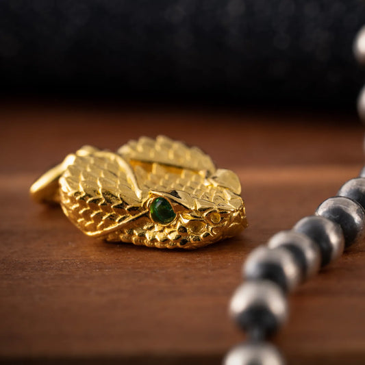 Rattlesnake Head Charm