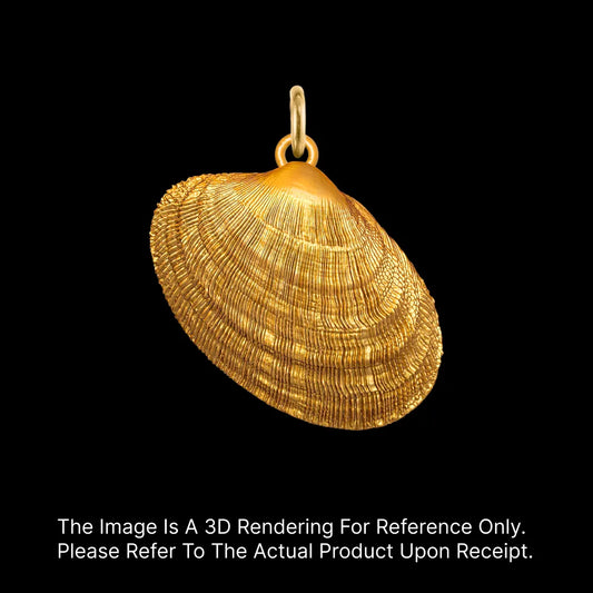 Customized Gold Shell Pendant