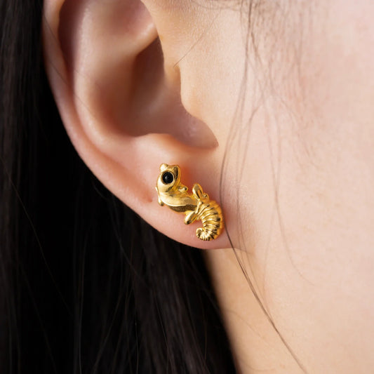 Knob Tail Gecko Earrings