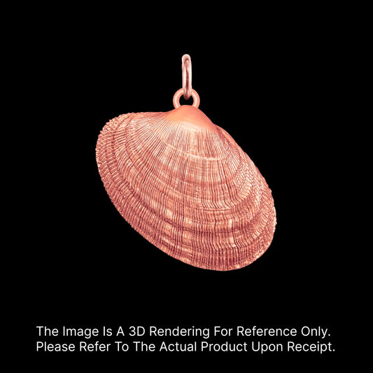 Customized Rose Gold Shell Pendant