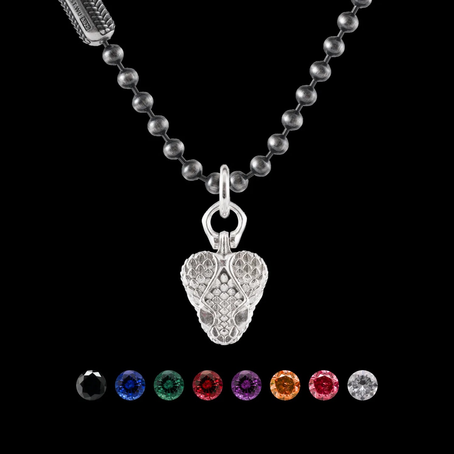 Rattlesnake Head Charm