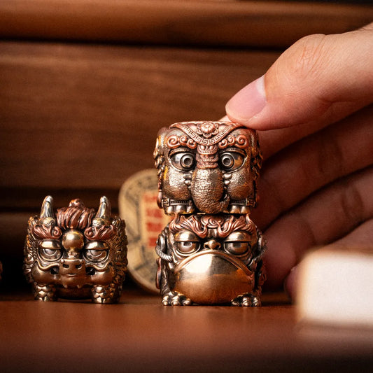 Pig-Nosed Qilin figurine in a product photograph