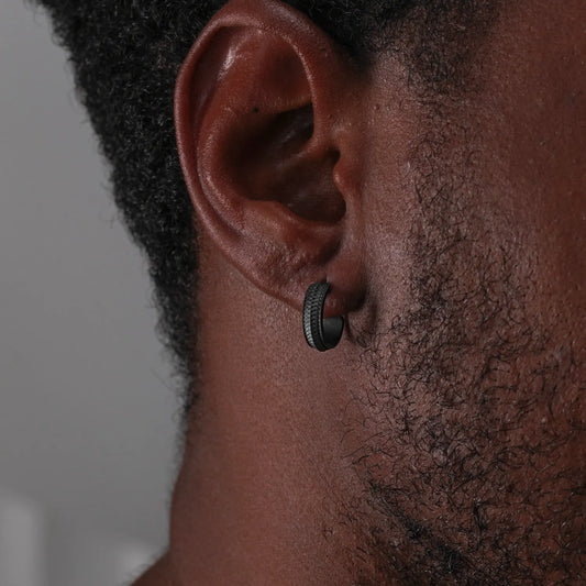 Snake Scale Stud Earrings