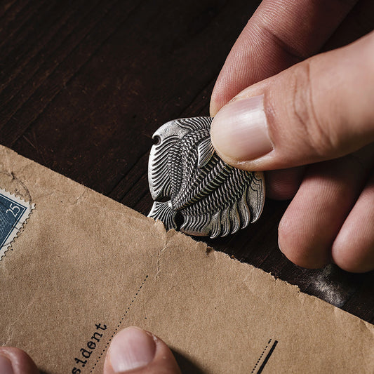 Angelfish Silver Letter Opener Use Method 2