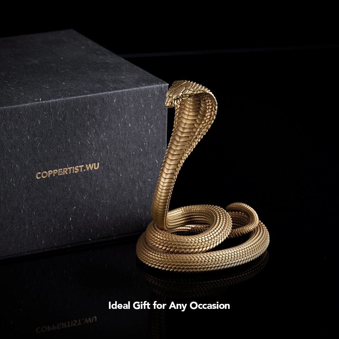 Brass Cobra Phone Stand Package