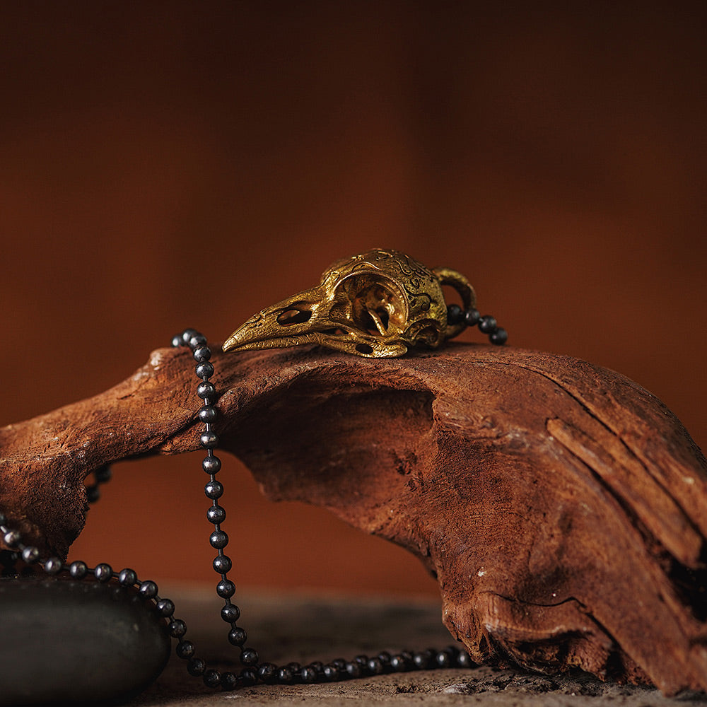 Bird Skull Necklace Pendant