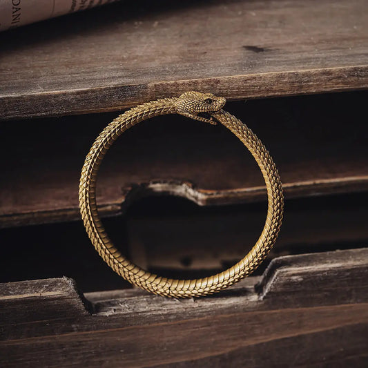Ouroboros Bracelet#Brass