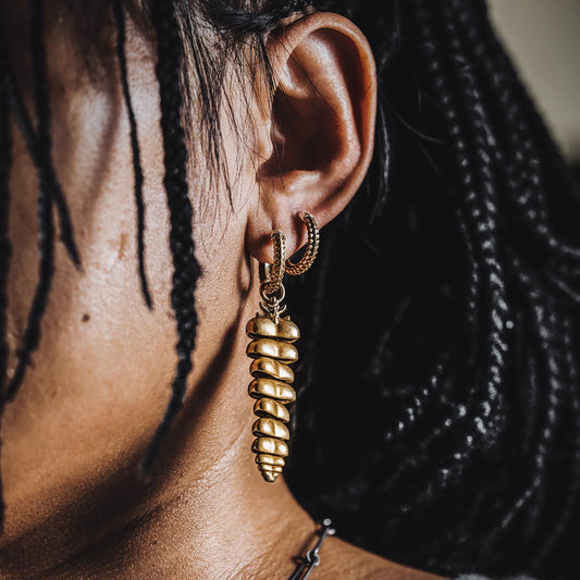 Celetrities with Rattlesnake Tail Earrings