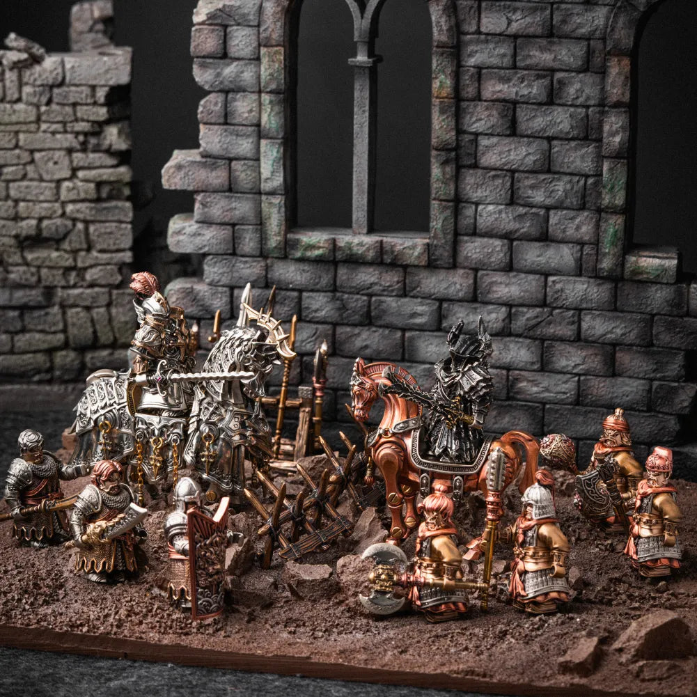 The Unnamed: Medieval Infantry army display