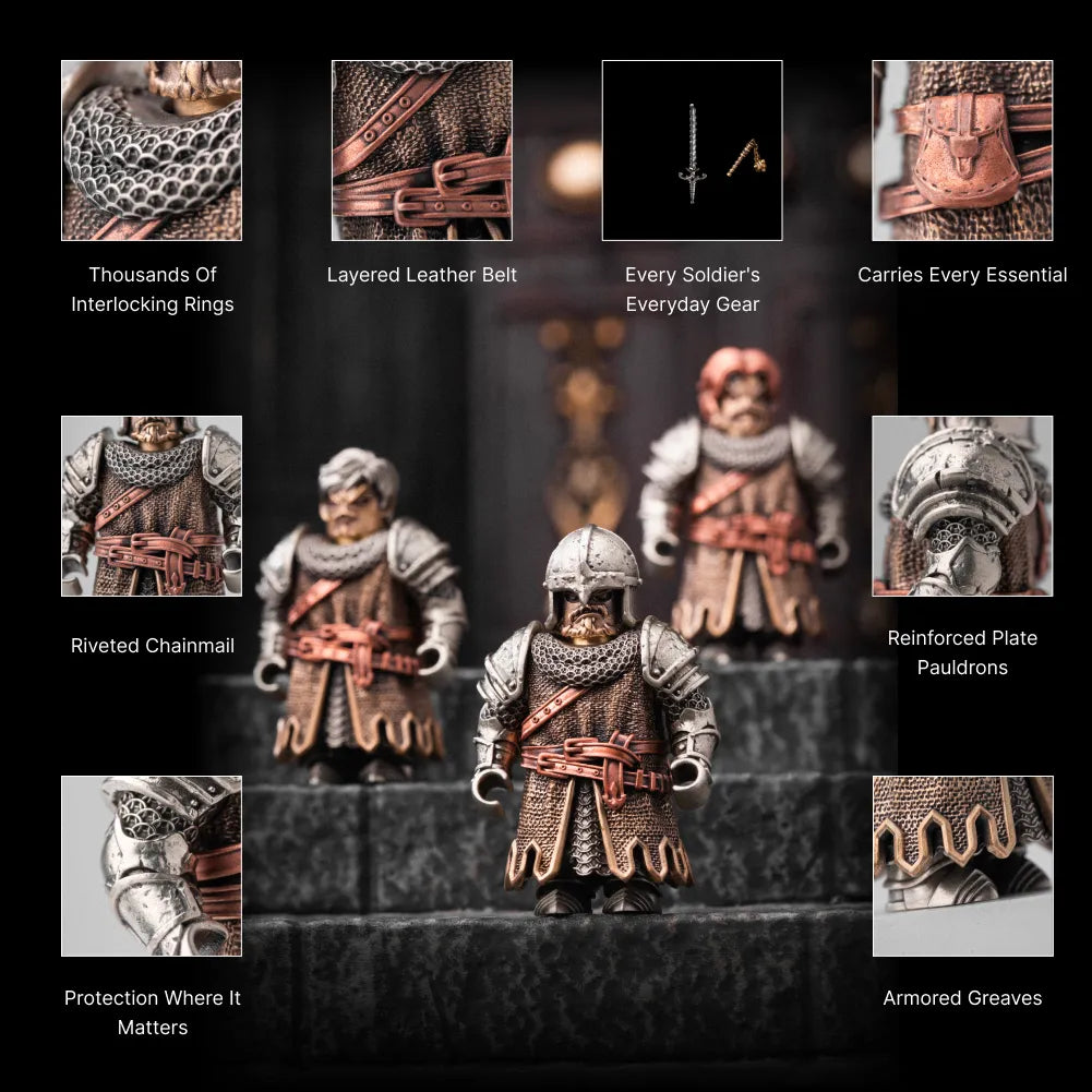The Unnamed: Medieval Infantry craftsmanship details
