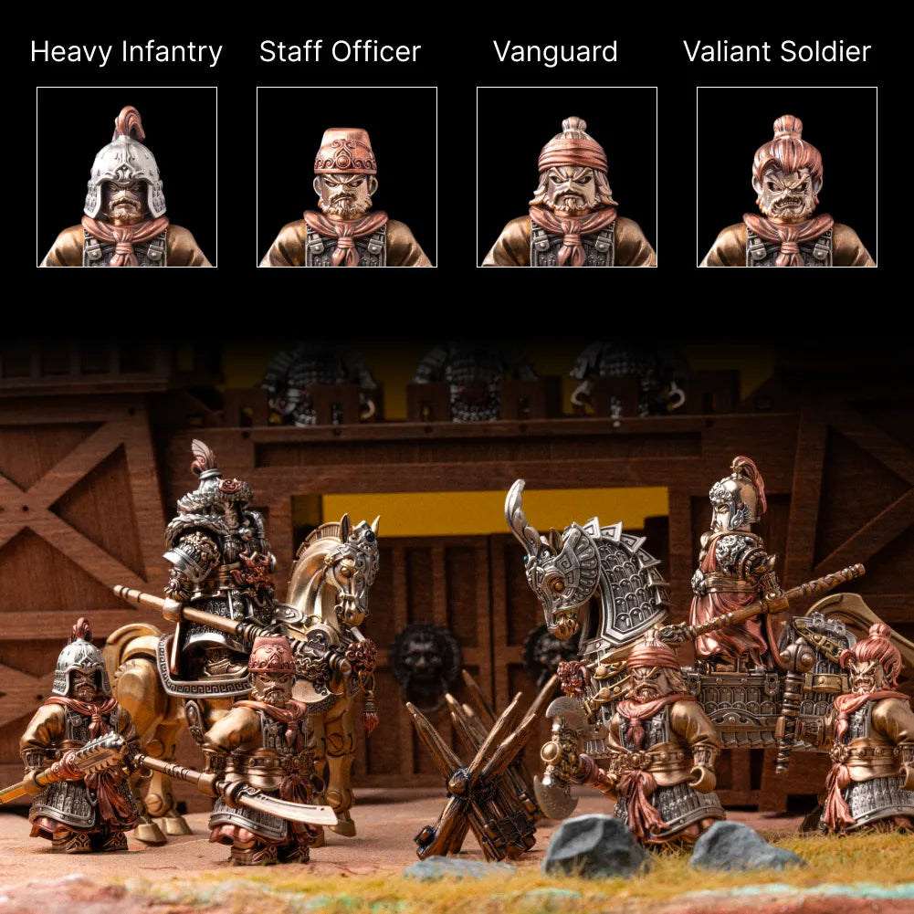 The Unnamed: Song Infantry magnetic soldier collection display