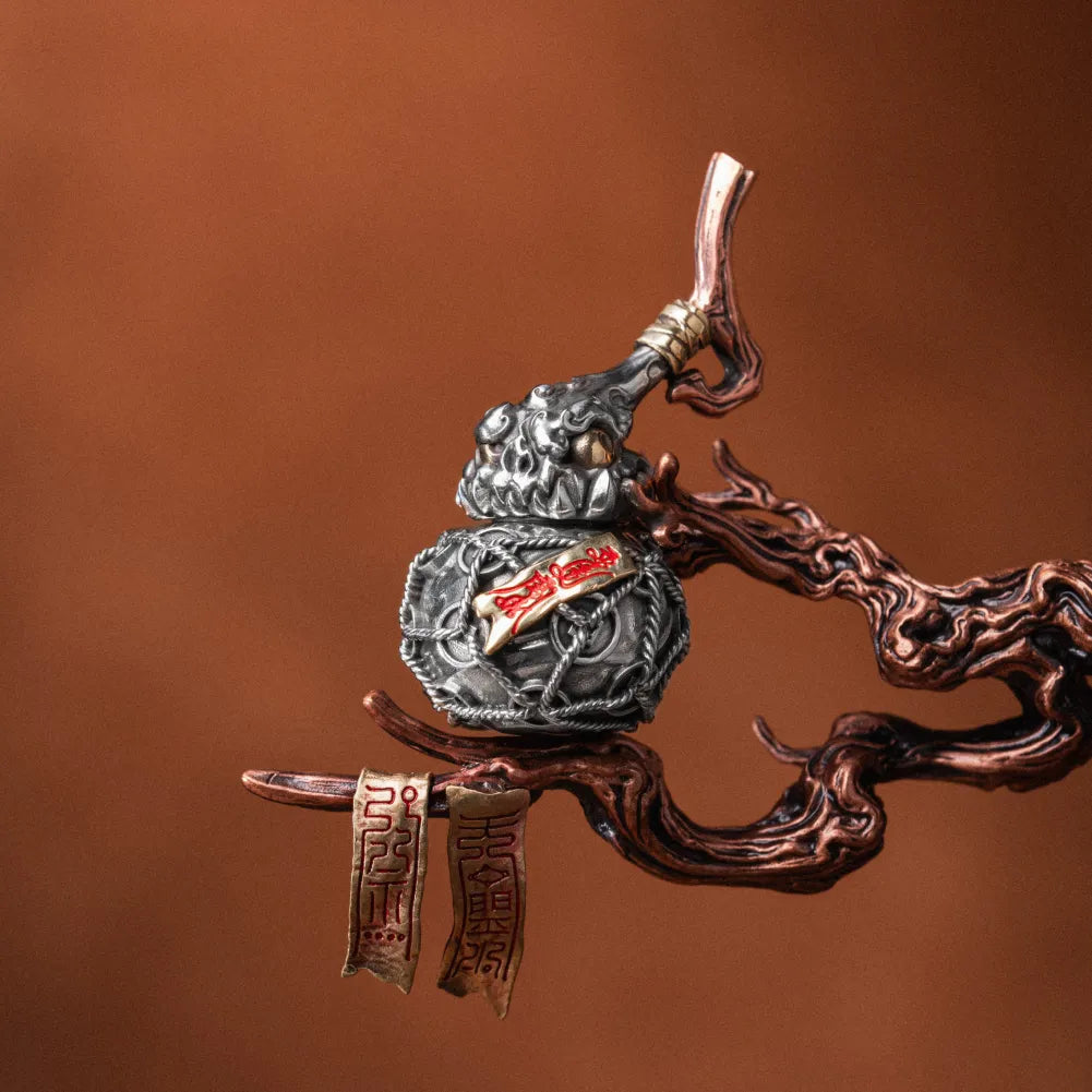Trickster Gourd Pendant Smoke Display Hero